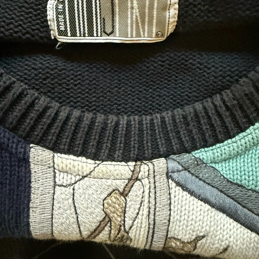 MIMI SPIRIT Mens Knit Sweater L Made In Italy 